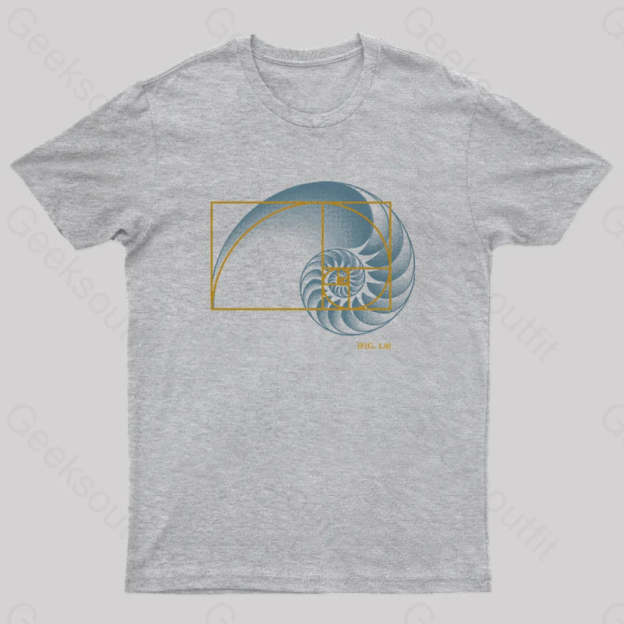 Math In Nature T-Shirt Grey / S