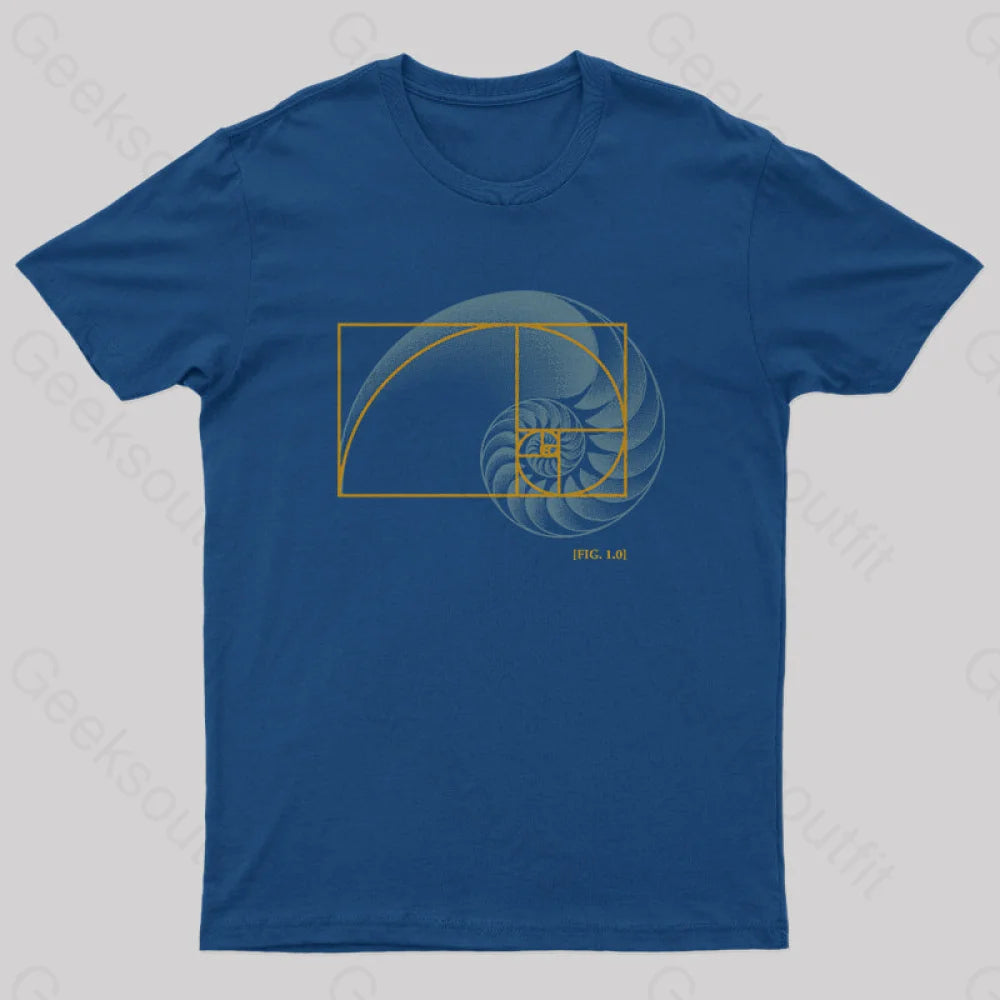 Math In Nature T-Shirt Navy / S