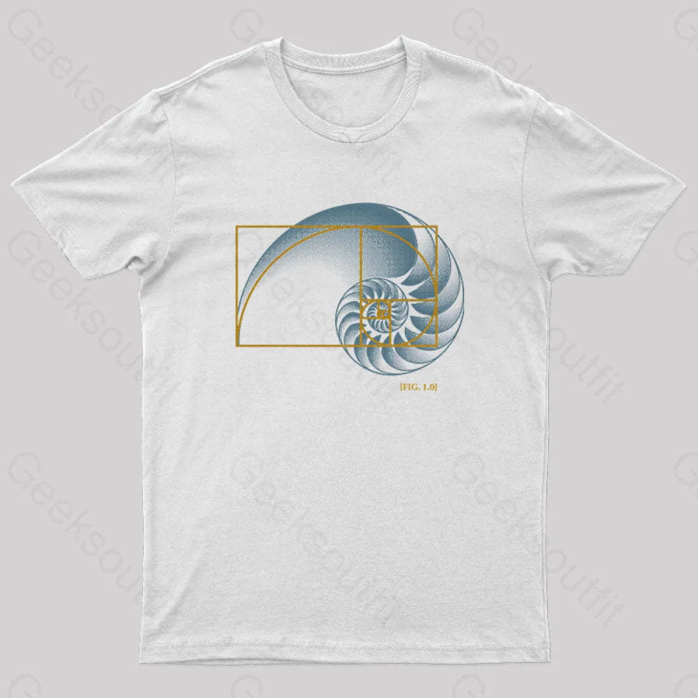 Math In Nature T-Shirt White / S