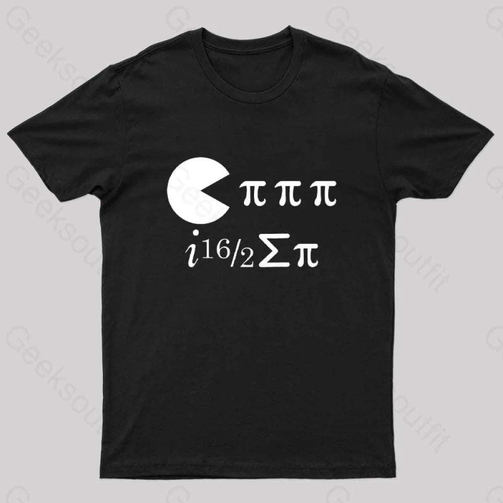 Math Pi Day Science Ate Some Nerd T-Shirt Black / S