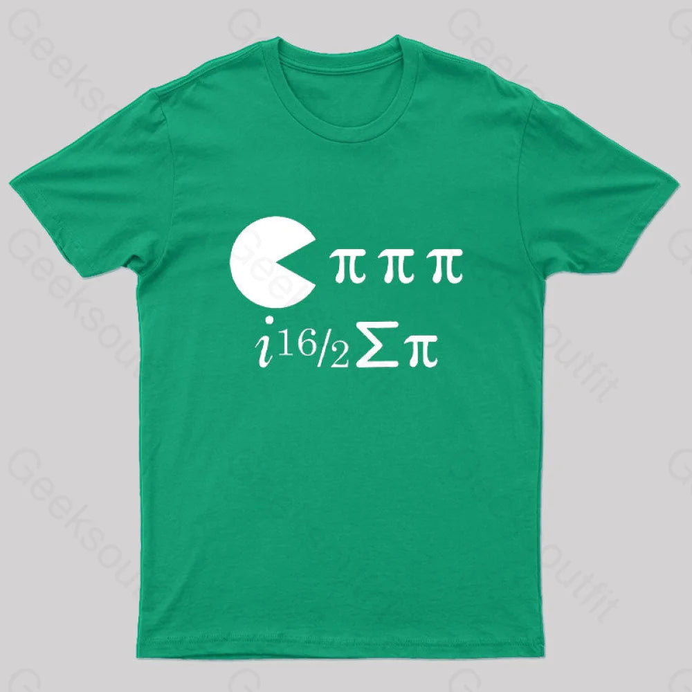 Math Pi Day Science Ate Some Nerd T-Shirt Green / S