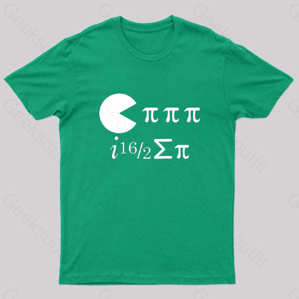 Math Pi Day Science Ate Some Nerd T-Shirt Green / S