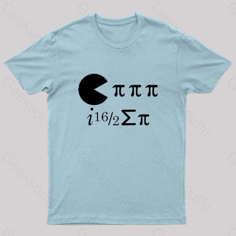 Math Pi Day Science Ate Some Nerd T-Shirt Light Blue / S