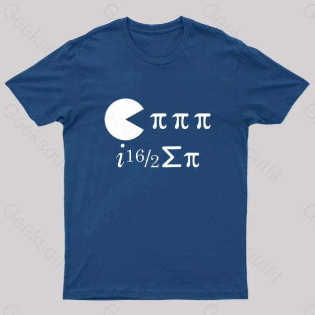Math Pi Day Science Ate Some Nerd T-Shirt Navy / S