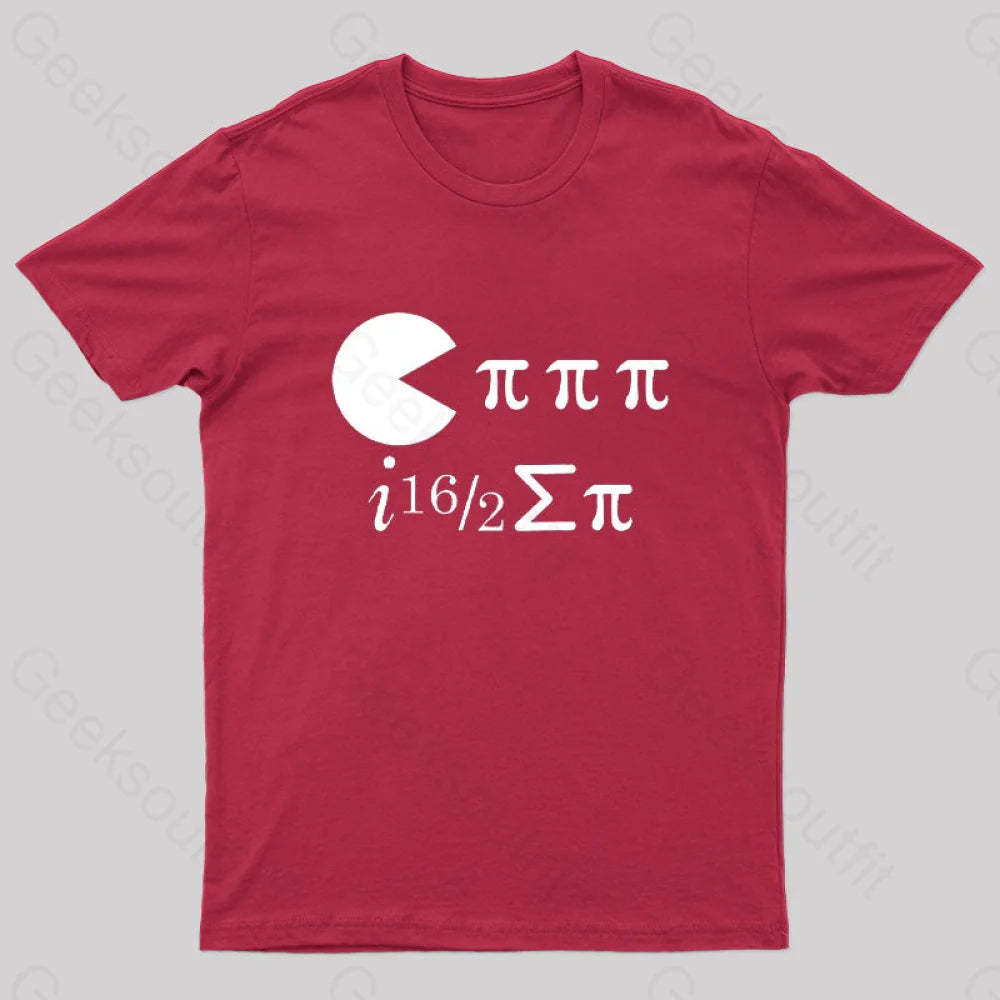 Math Pi Day Science Ate Some Nerd T-Shirt Red / S