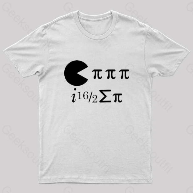 Math Pi Day Science Ate Some Nerd T-Shirt White / S