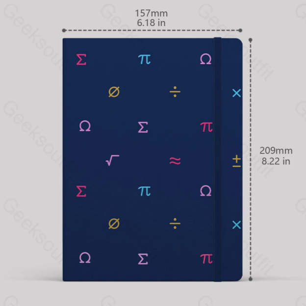 Mathematics Symbol Notebook Lined
