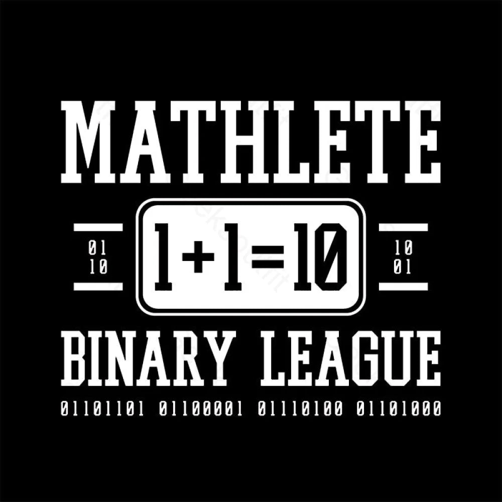 Mathlete Binary League Nerd T-Shirt