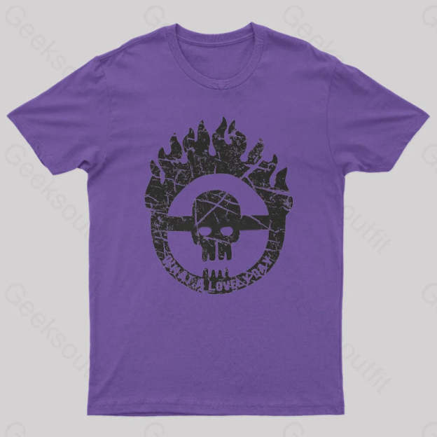 Max Take The Wheel Geek T-Shirt Purple / S