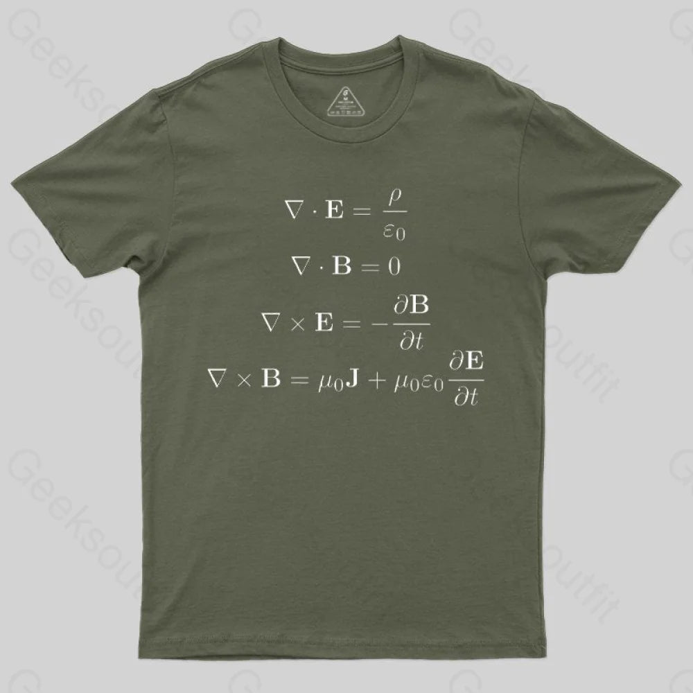 Maxwell equations Classic T-Shirt - Geeksoutfit