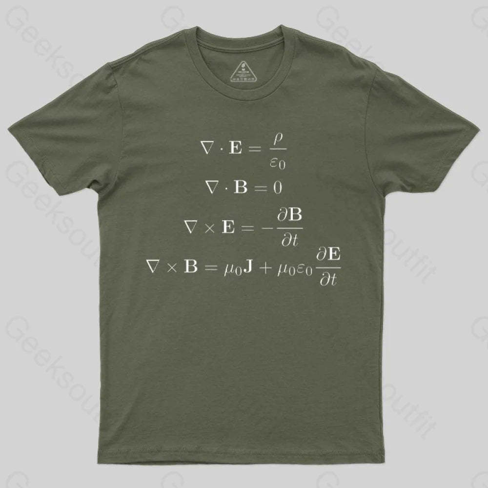 Maxwell equations Classic T-Shirt - Geeksoutfit