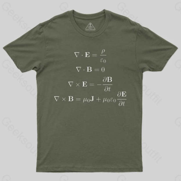 Maxwell equations Classic T-Shirt - Geeksoutfit