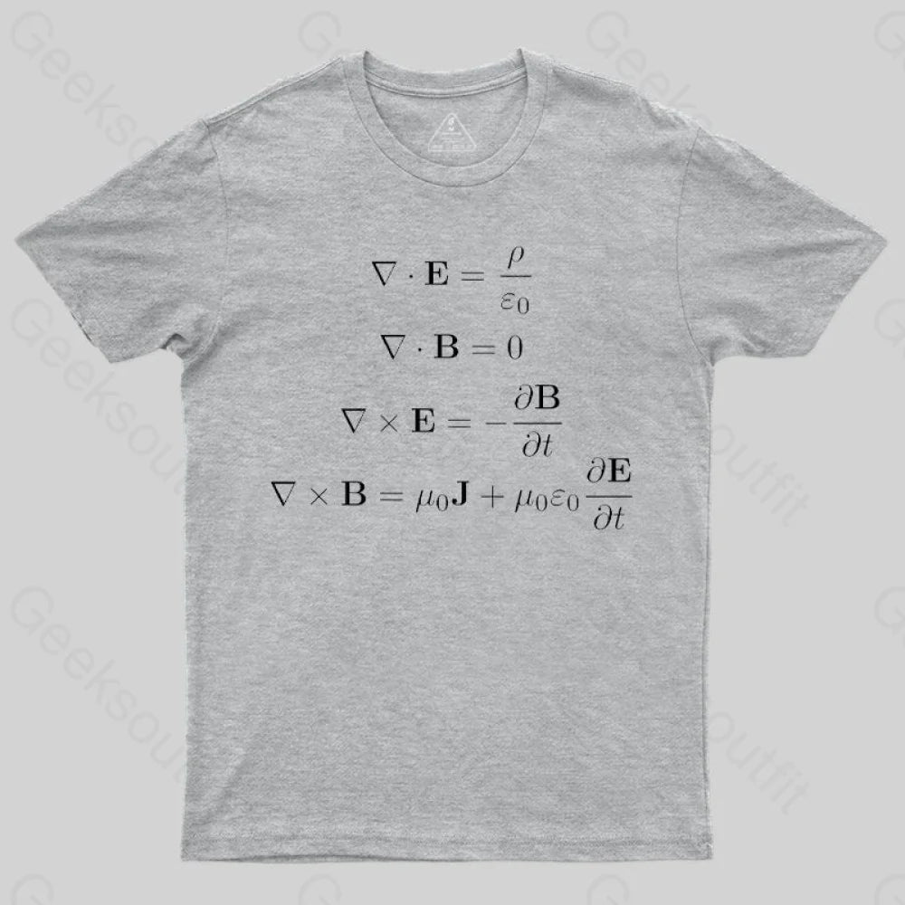 Maxwell equations Classic T-Shirt - Geeksoutfit