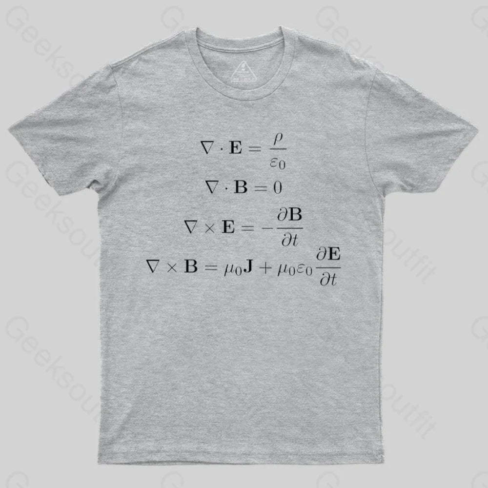 Maxwell equations Classic T-Shirt - Geeksoutfit