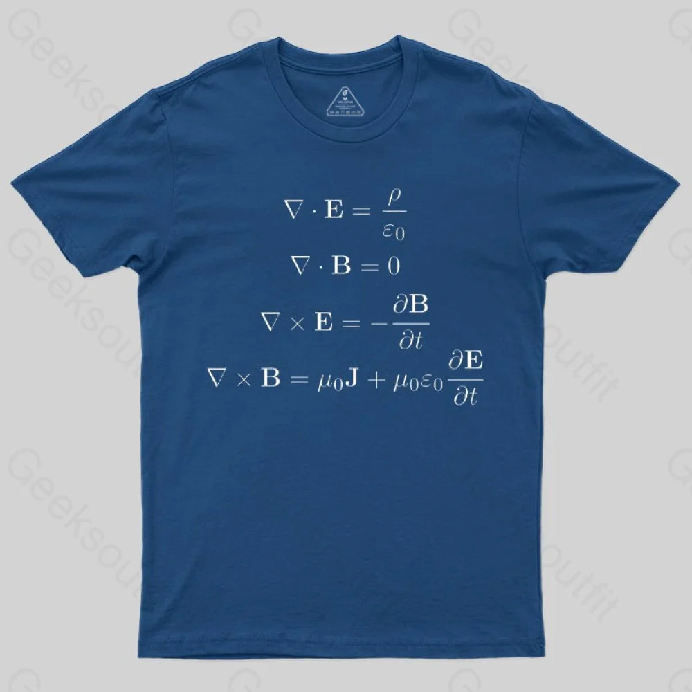 Maxwell equations Classic T-Shirt - Geeksoutfit