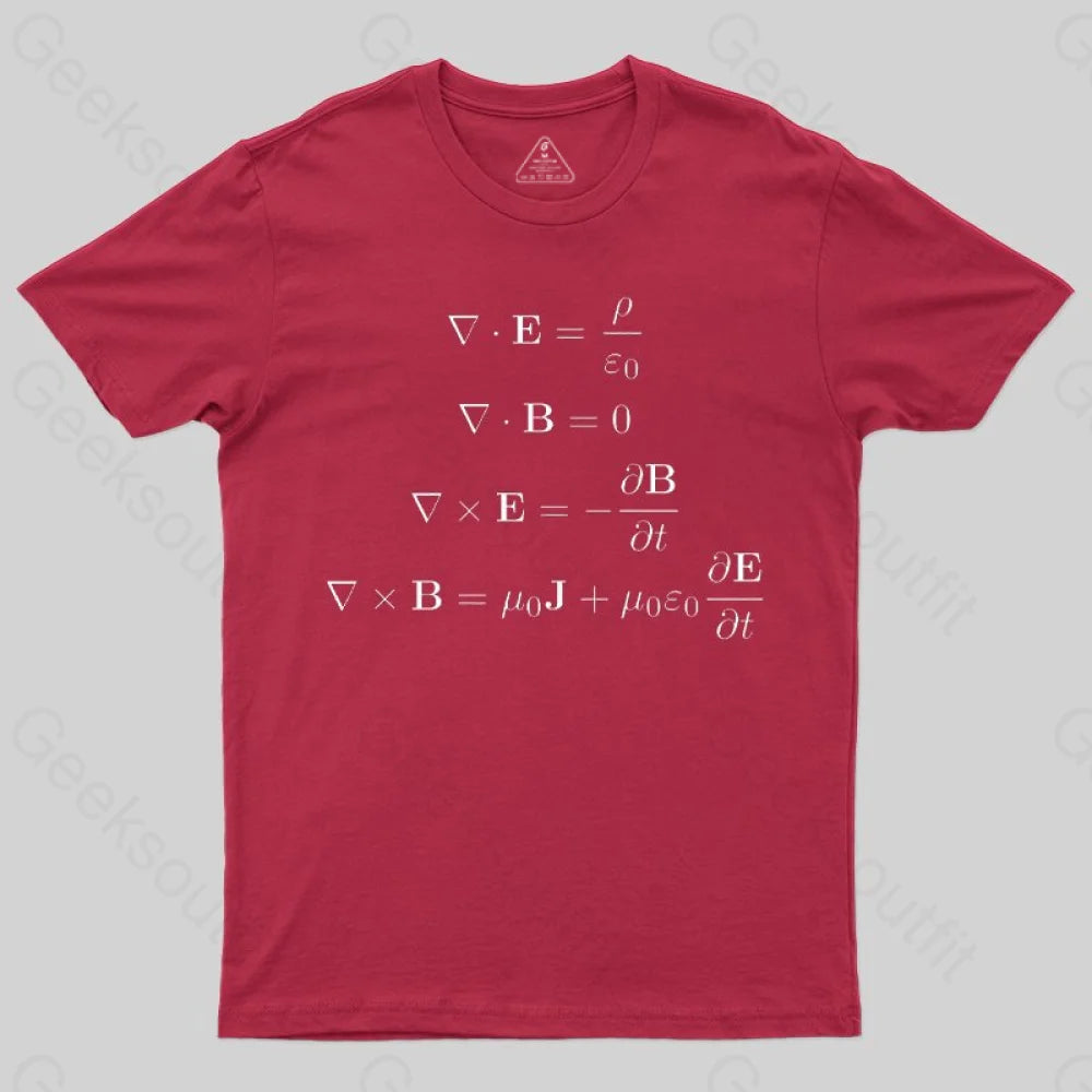 Maxwell equations Classic T-Shirt - Geeksoutfit
