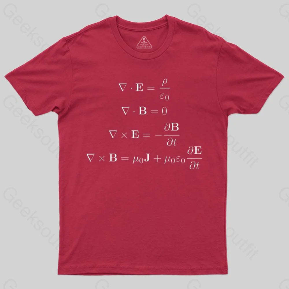 Maxwell equations Classic T-Shirt - Geeksoutfit