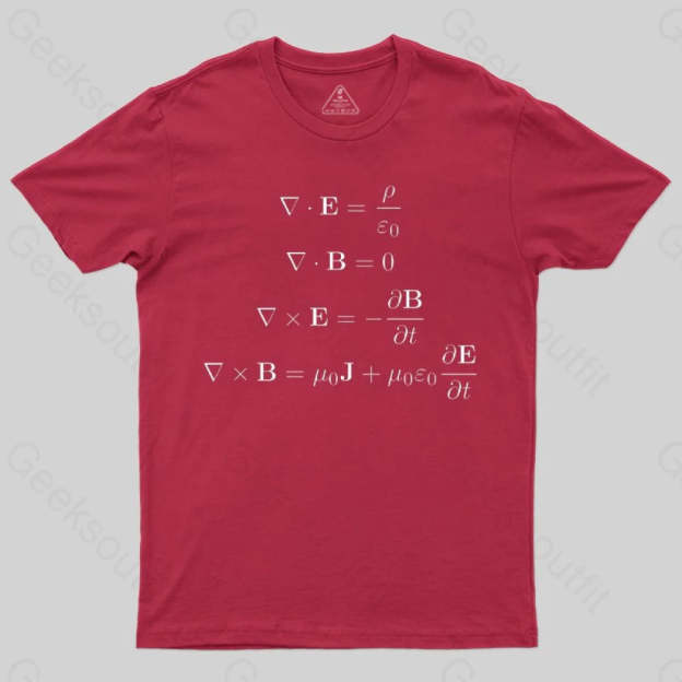 Maxwell equations Classic T-Shirt - Geeksoutfit