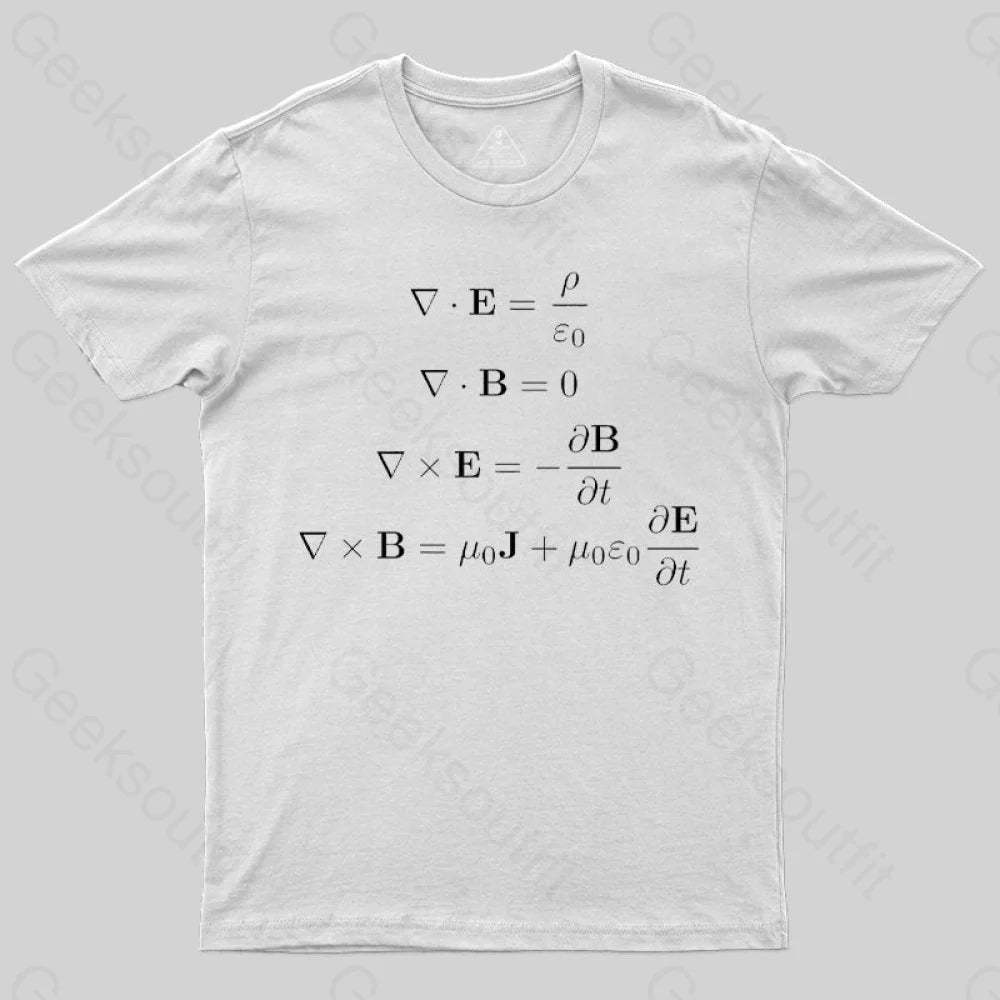 Maxwell equations Classic T-Shirt - Geeksoutfit