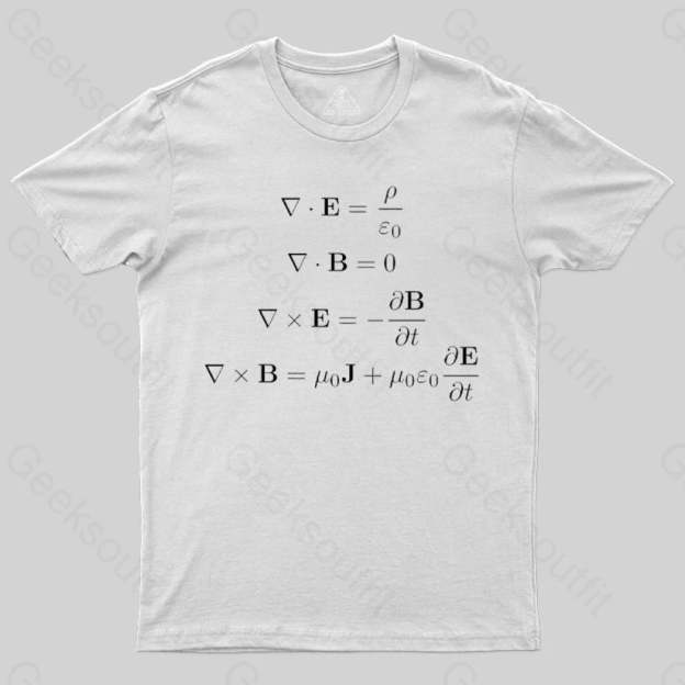 Maxwell equations Classic T-Shirt - Geeksoutfit