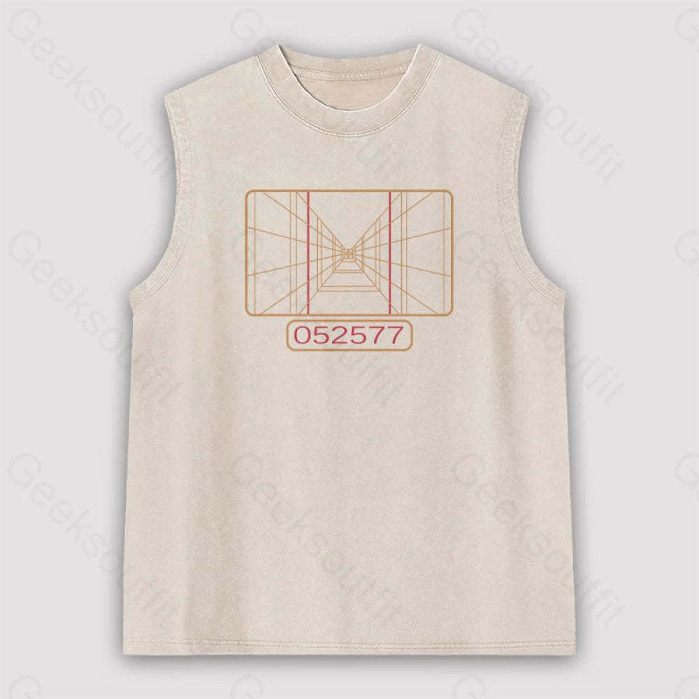 May 25 1977 Unisex Washed Tank Apricot / S