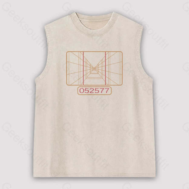 May 25 1977 Unisex Washed Tank Apricot / S