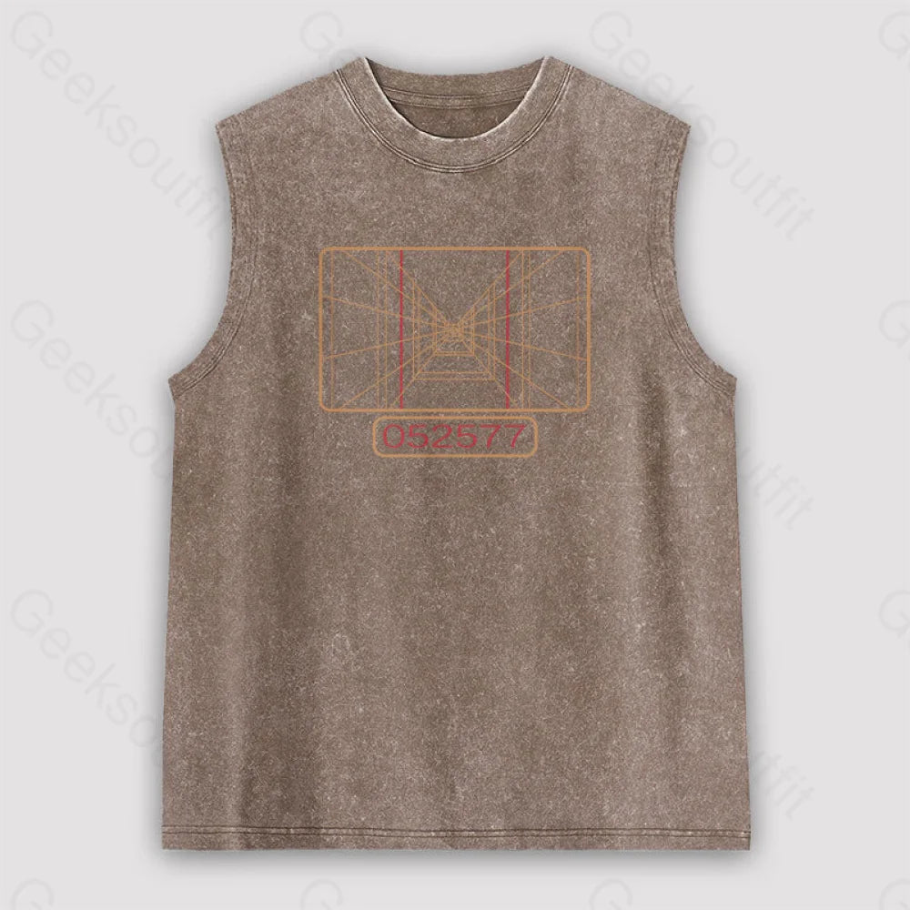 May 25 1977 Unisex Washed Tank Brown / S