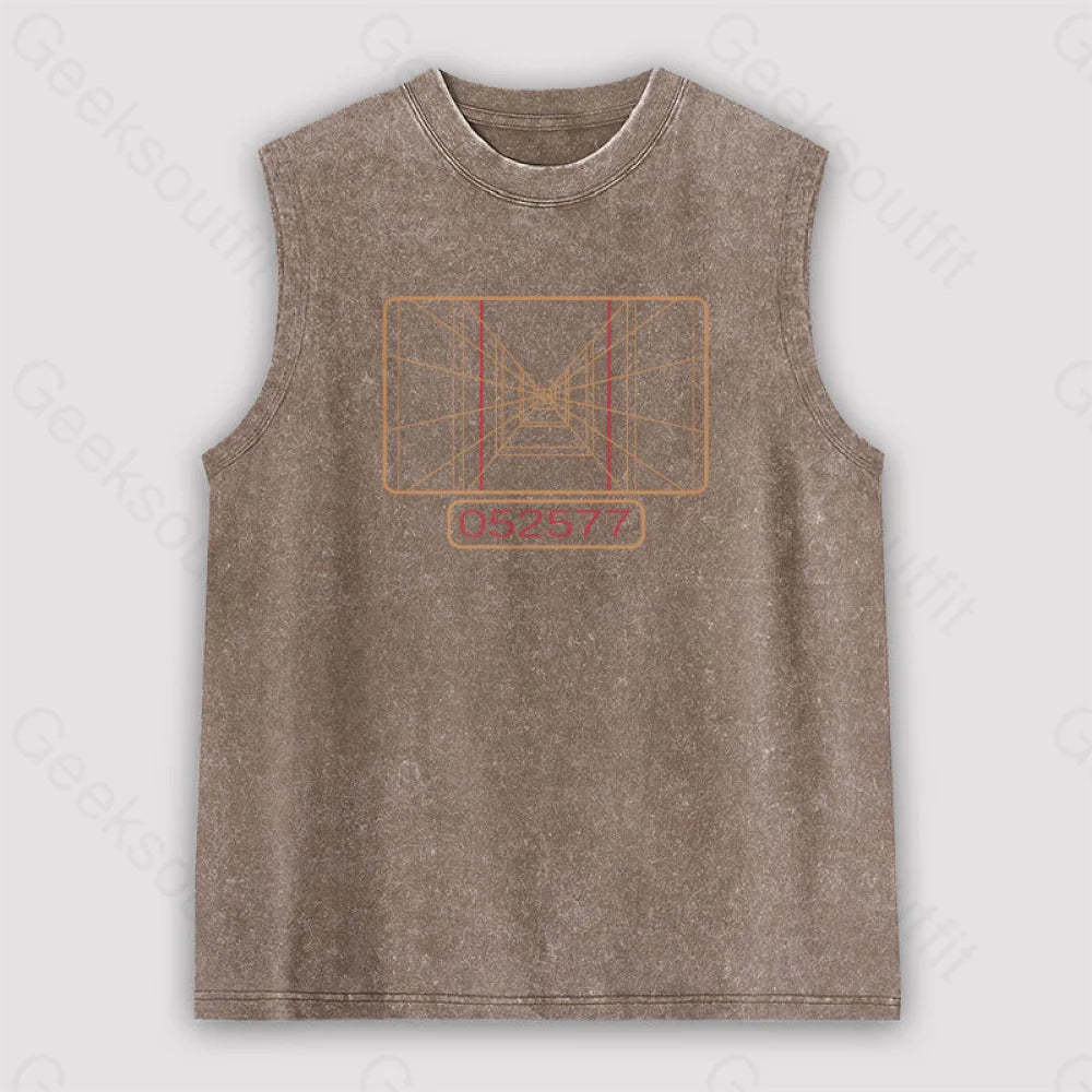 May 25 1977 Unisex Washed Tank Brown / S