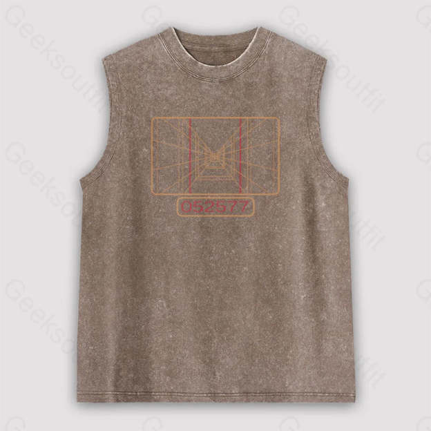 May 25 1977 Unisex Washed Tank Brown / S