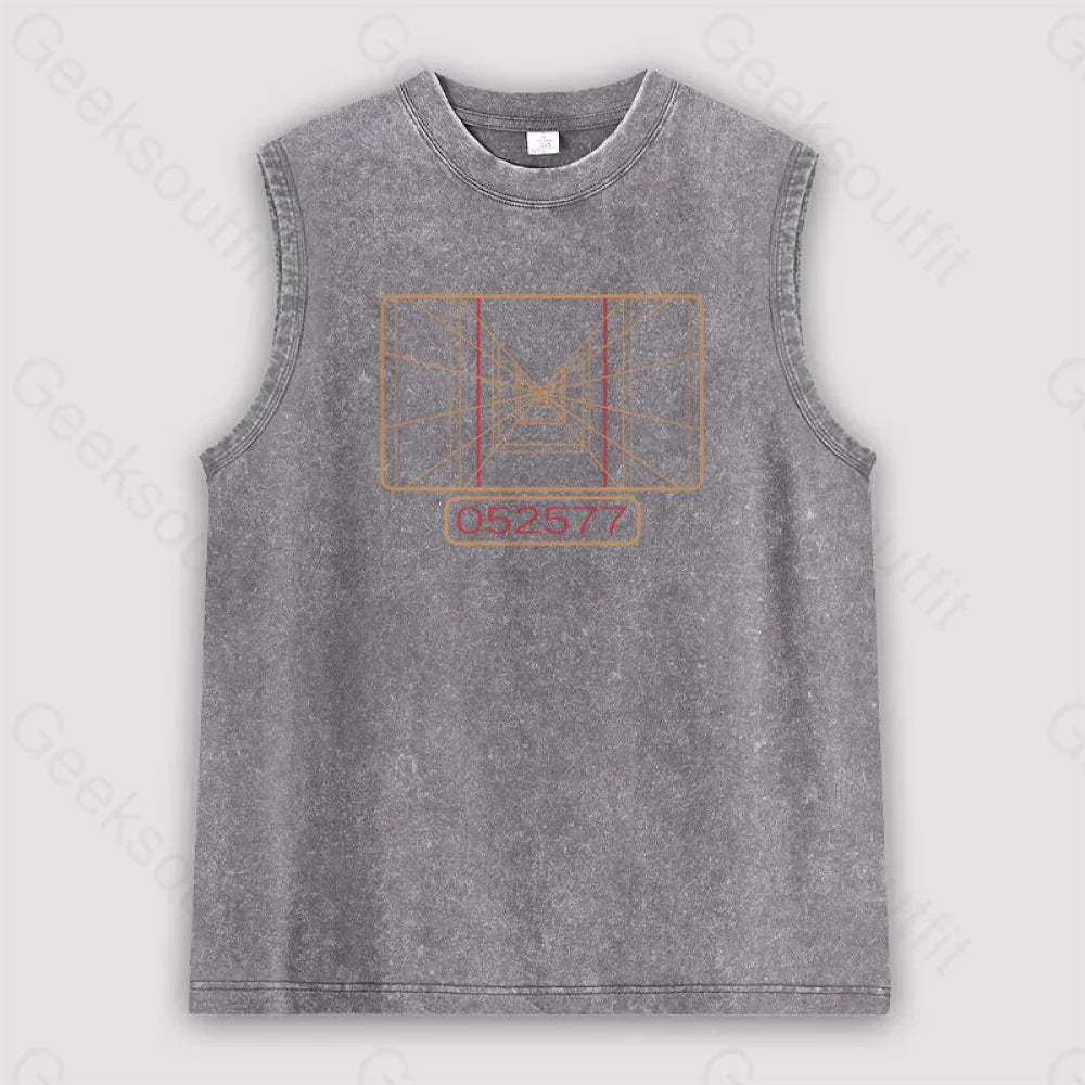 May 25 1977 Unisex Washed Tank Grey / S