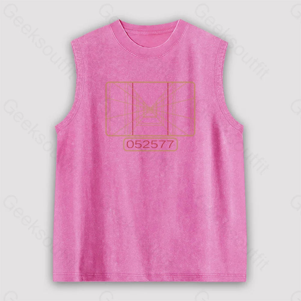 May 25 1977 Unisex Washed Tank Pink / S