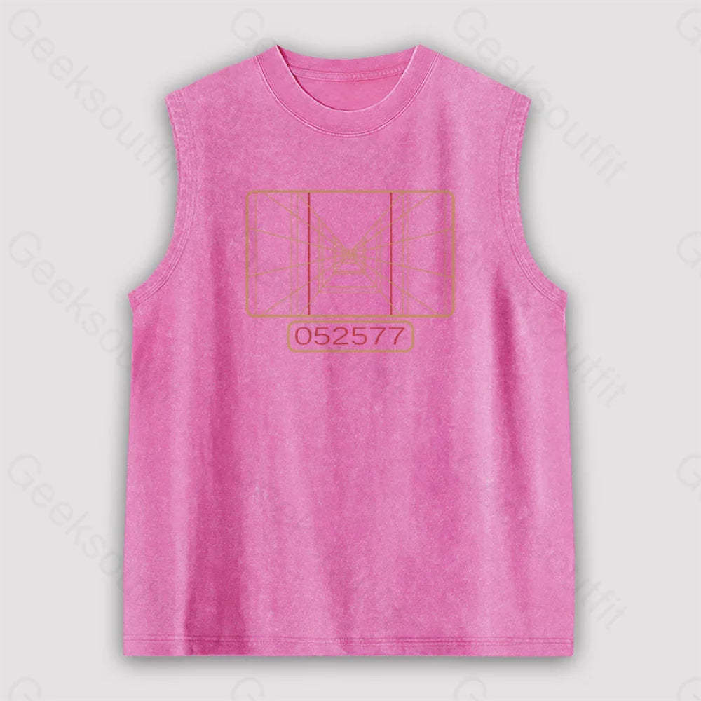 May 25 1977 Unisex Washed Tank Pink / S