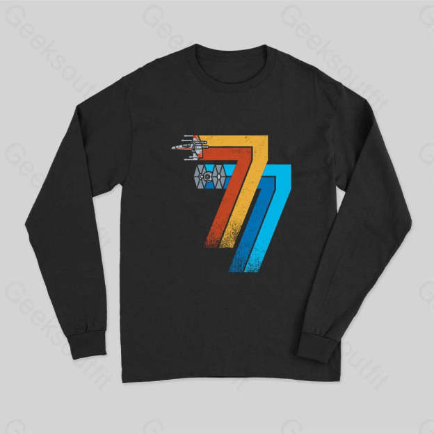 May 25Th 1977 Long Sleeve T-Shirt Black / S