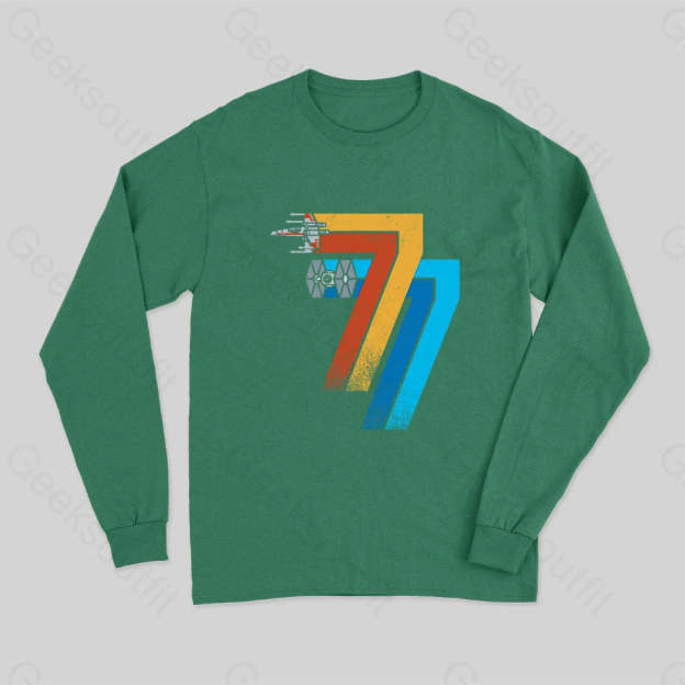 May 25Th 1977 Long Sleeve T-Shirt Green / S