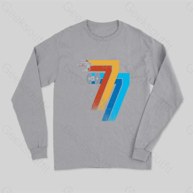 May 25Th 1977 Long Sleeve T-Shirt Grey / S