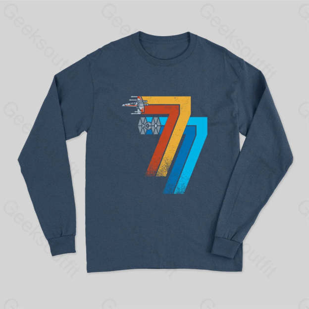 May 25Th 1977 Long Sleeve T-Shirt Navy / S
