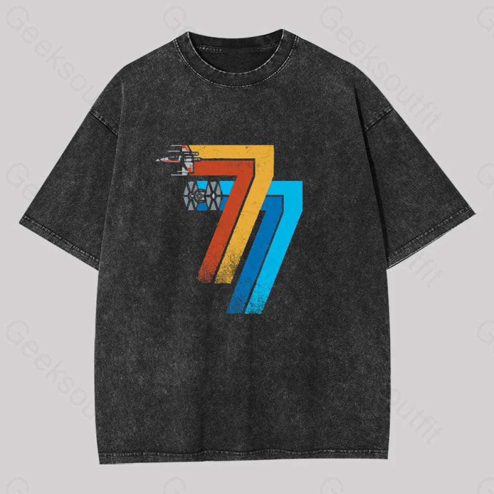 May 25Th 1977 Washed T-Shirt Black / S