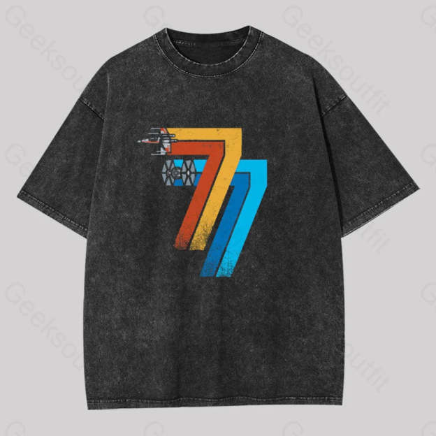 May 25Th 1977 Washed T-Shirt Black / S