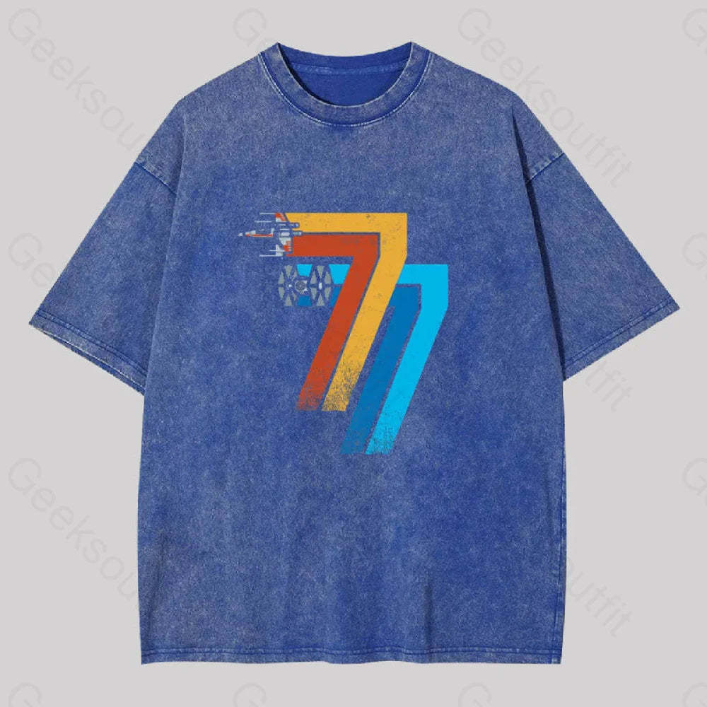 May 25Th 1977 Washed T-Shirt Blue / S