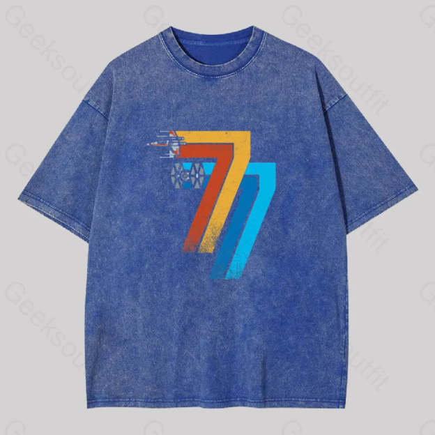 May 25Th 1977 Washed T-Shirt Blue / S