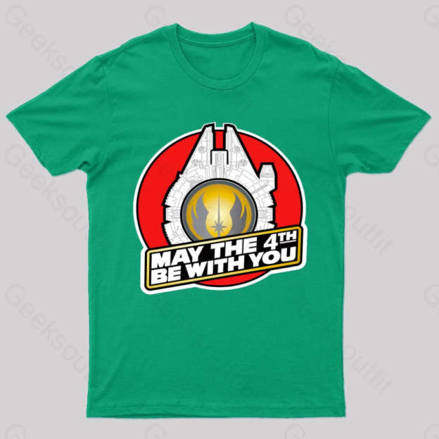 May The 4Th Be With Nerd T-Shirt Green / S