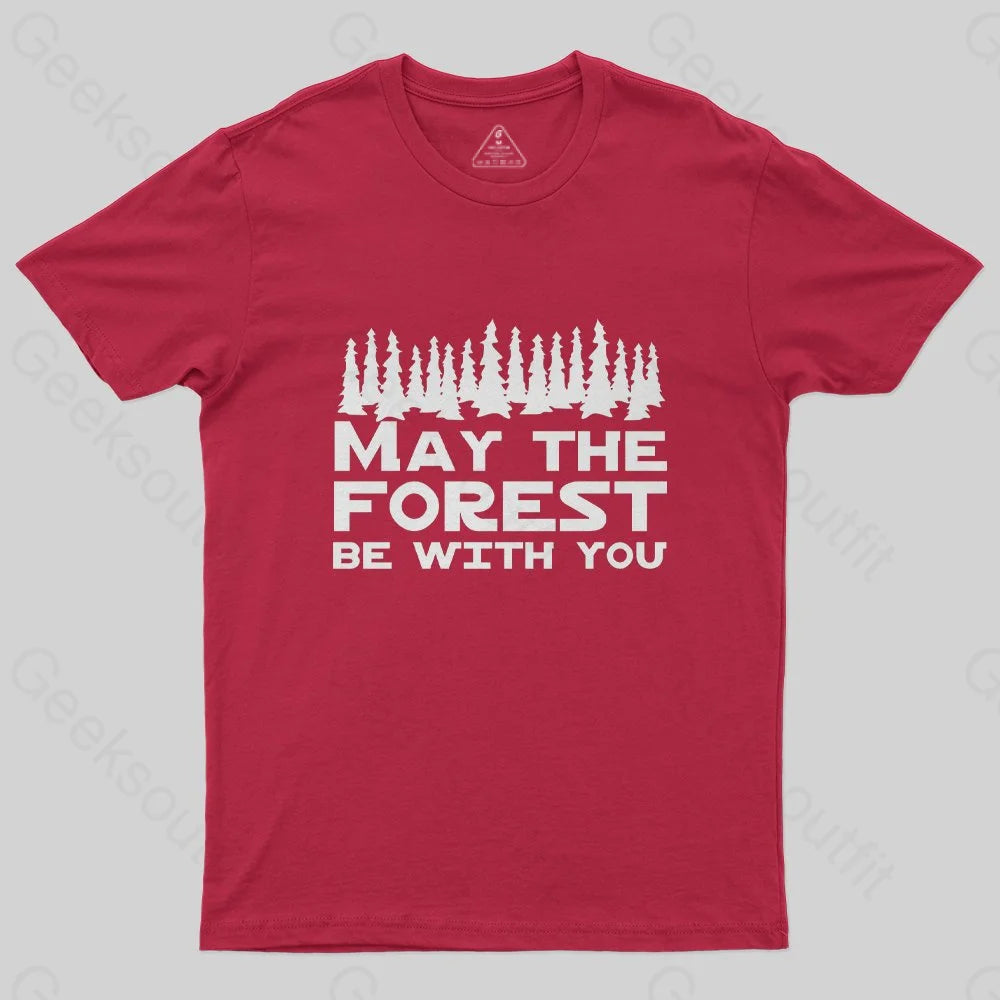 May the forest be with you T-Shirt - Geeksoutfit