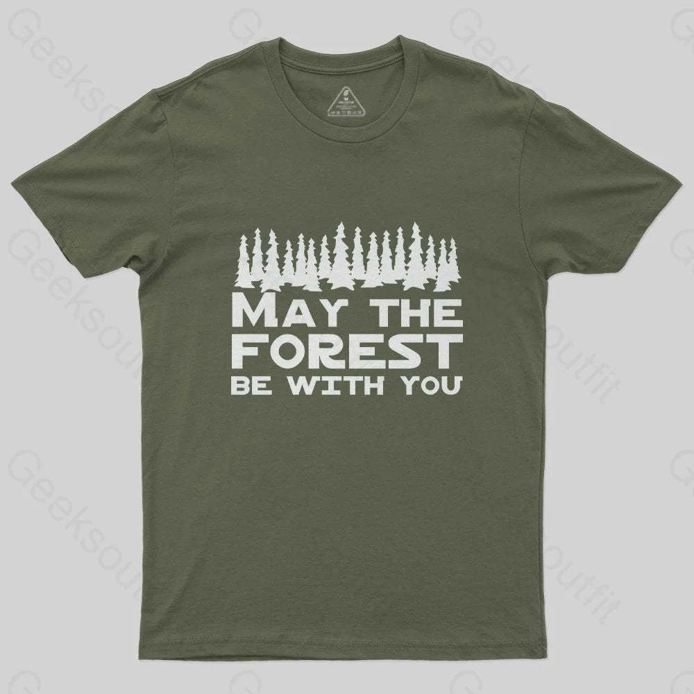 May the forest be with you T-Shirt - Geeksoutfit