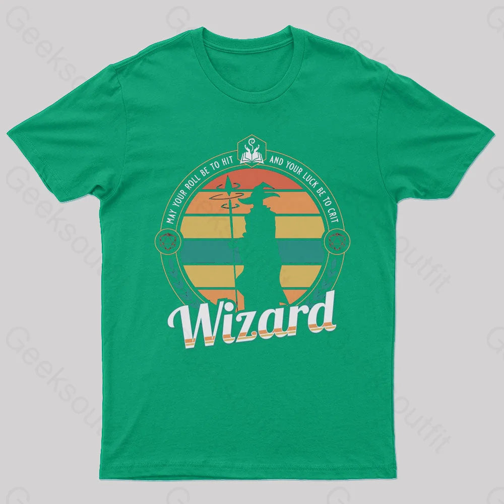 May You Roll Be To Hit Nerd T-Shirt Green / S