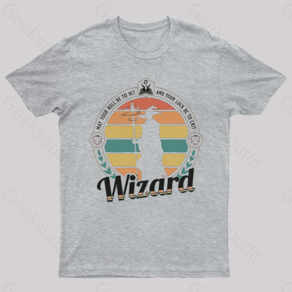 May You Roll Be To Hit Nerd T-Shirt Grey / S