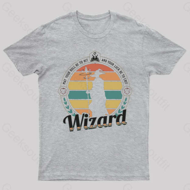 May You Roll Be To Hit Nerd T-Shirt Grey / S