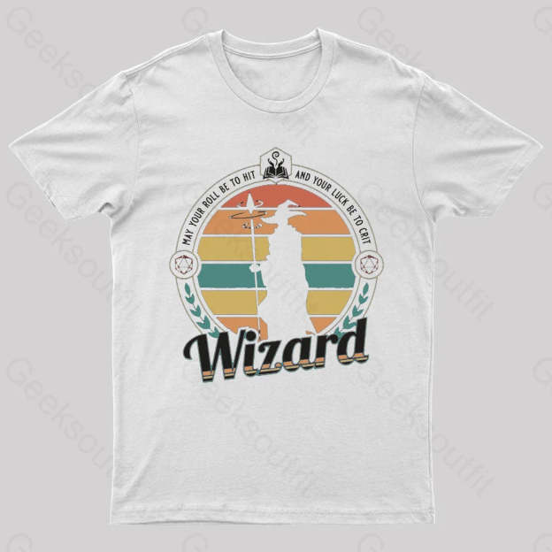 May You Roll Be To Hit Nerd T-Shirt White / S