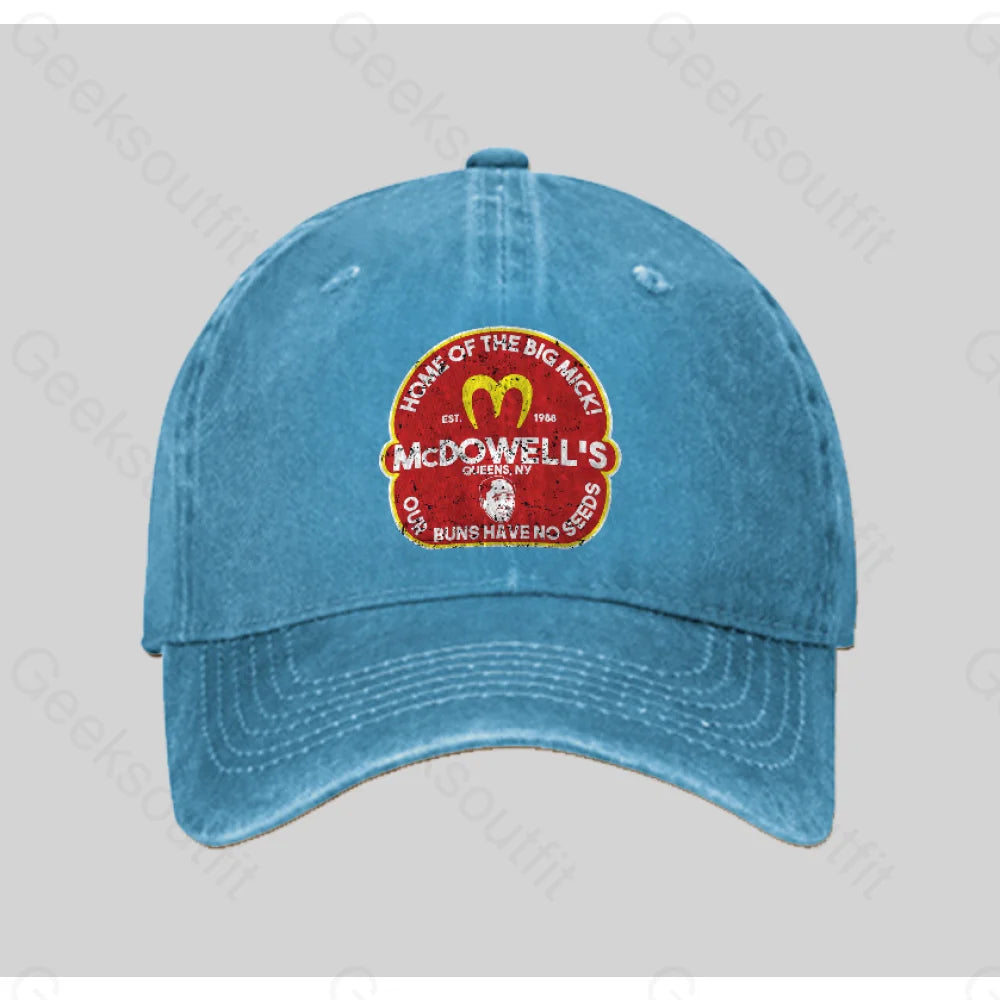 Mcdowel Washed Vintage Baseball Cap Blue