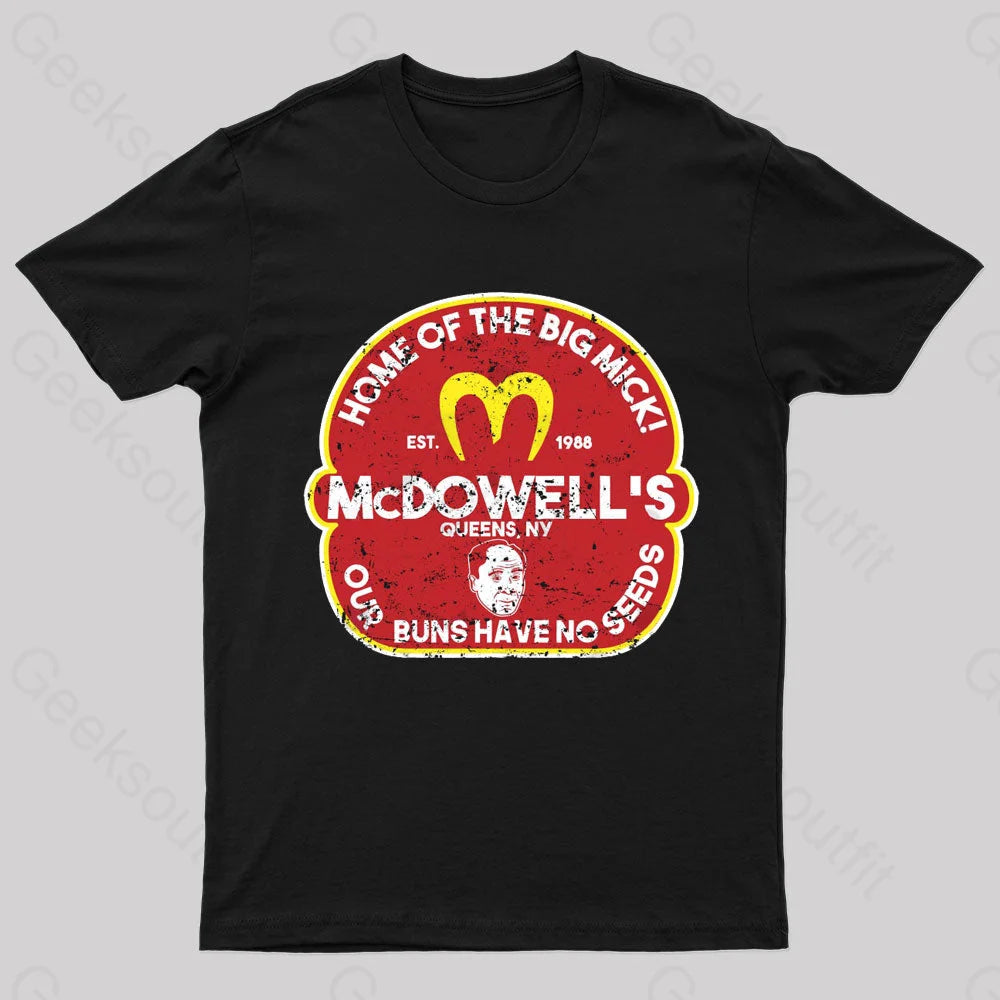 Mcdowell Nerd T-Shirt Black / S