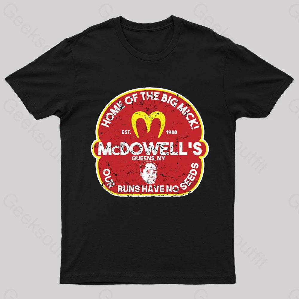 Mcdowell Nerd T-Shirt Black / S